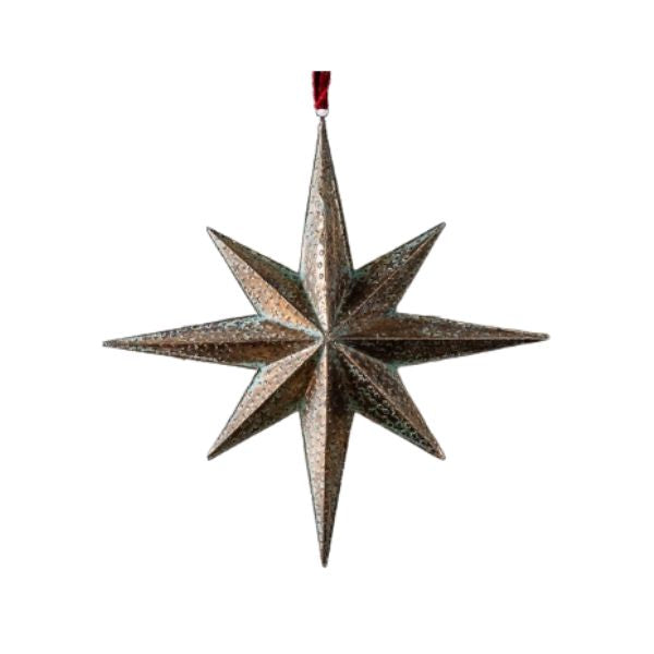 Metal Star Decor, Gold, 20 in.