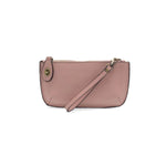 Mini Crossbody Wristlet Clutch, Pink Sand 1