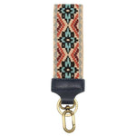 Multi Embroidered Easy Find Wristlet, Turquoise 1